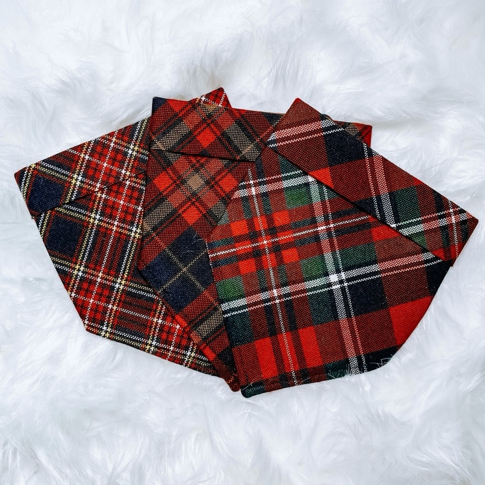 HAND MADE - The “Naughty” dog (OR CAT) bandana bundle